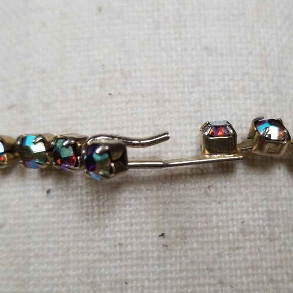 Vintage Jewelry Vintage Ab Rhinestone Choker Necklace Euc Poshmark
